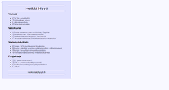 Desktop Screenshot of hyyti.fi